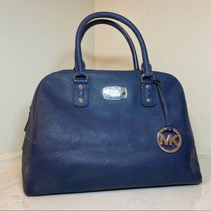 Michael Kors Blue Purse Handbag Crossbody